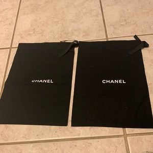 2 Chanel dustbags